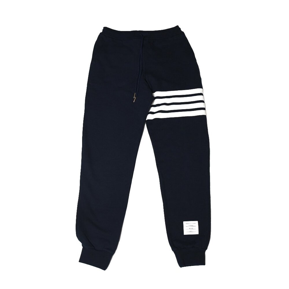 Thom Browne Striped Loopback 4 Bar Sweatpants Navy - image 1